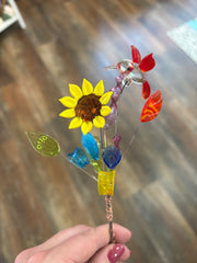 Glass Flower Bouquet Large