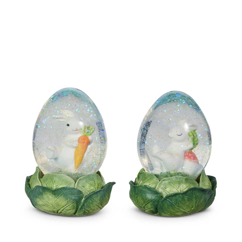 Bunny Egg Water Globe
