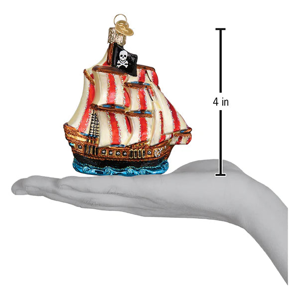 Pirate Ship Ornament