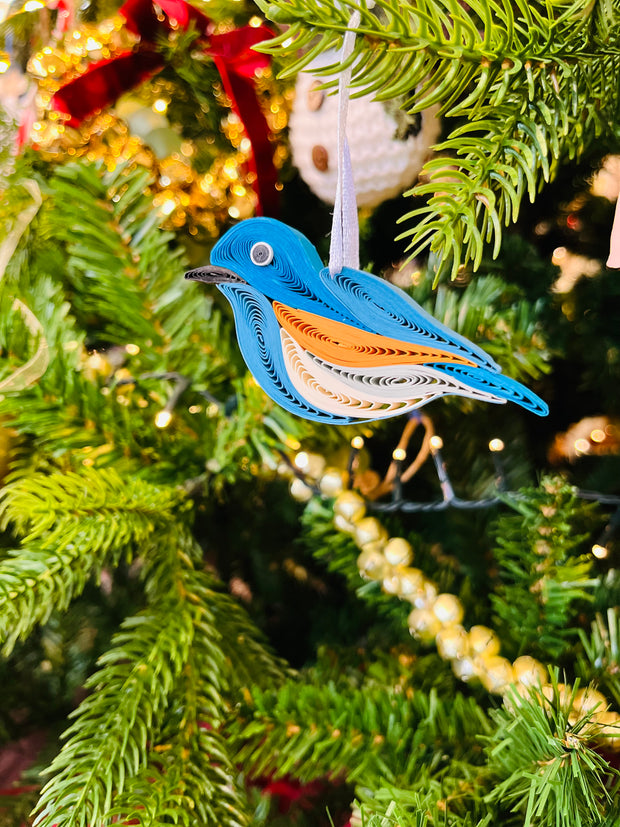 Bird Quilling Ornaments