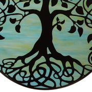 10"H Tree of Life Stained Glass Window Panel