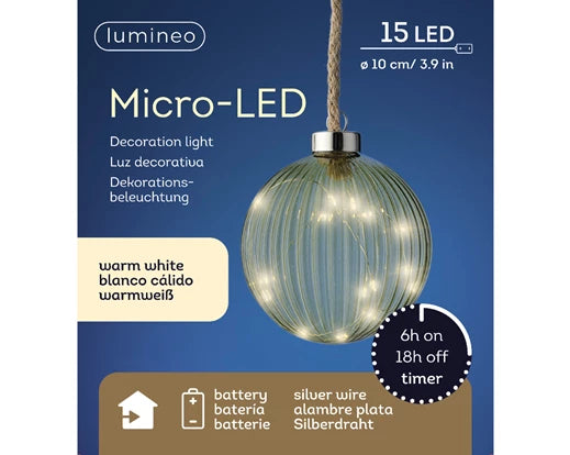 Micro LED Hanging Ornament Bulb