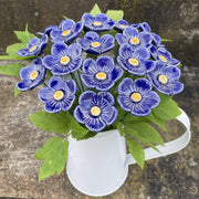 Ceramic Dark Blue Plum Blossom Stake