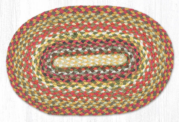 Jute Oval Swatch, Honey/Vanilla/Ginger