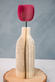 Book Flower with Vase