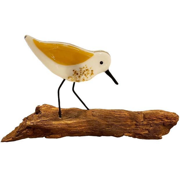 Sandpiper Art Glass Sculpture