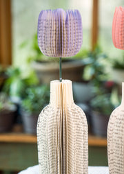 Book Flower with Vase