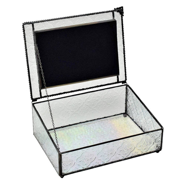 Clear Vintage Glass Photo Box