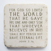 John 3:16 Scripture Stone