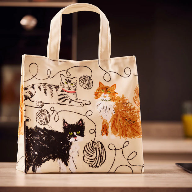 Feline Friends PVC Shopping Bag Small