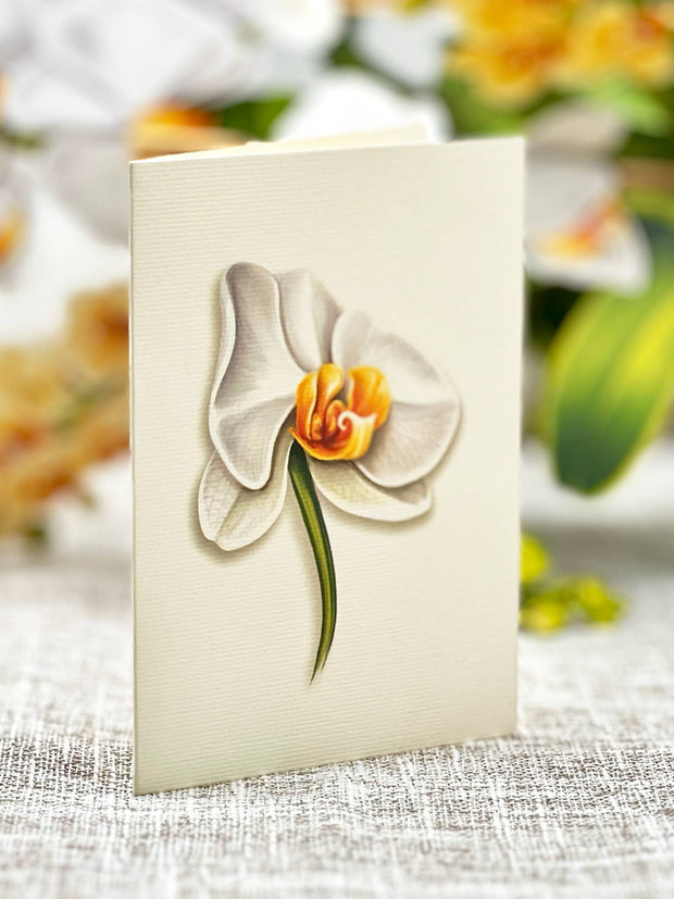 Serenity Orchid Pop-up Card