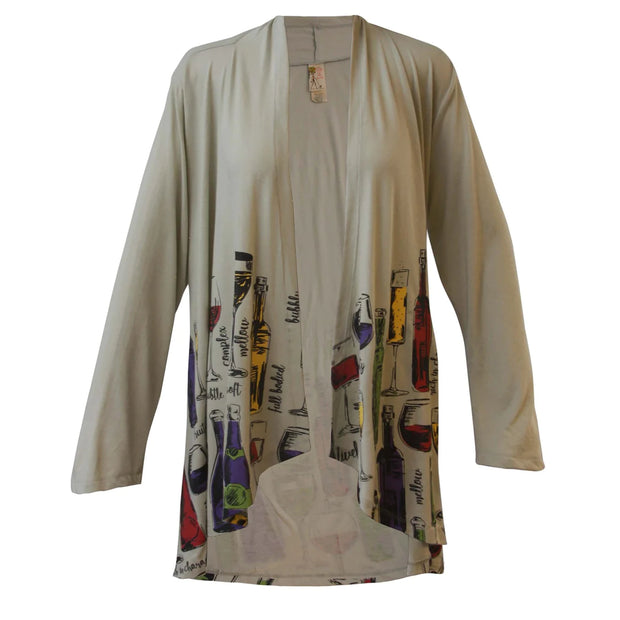Wineology Metal Long-Sleeve Kimono