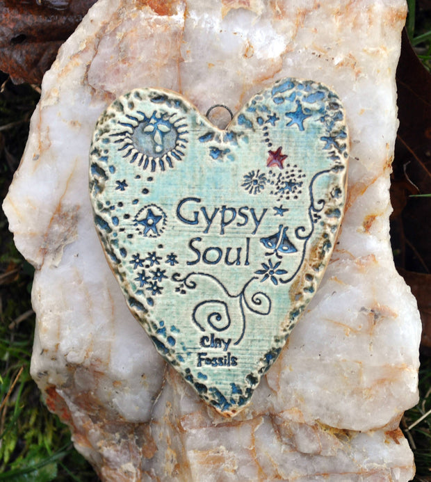Gypsy Soul Pottery Ornament