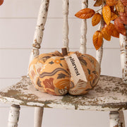 Floral Print Harvest Pumpkins