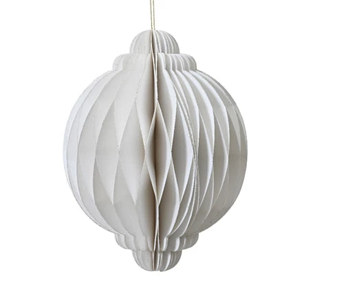 Paper Onion Shaped Ornaments