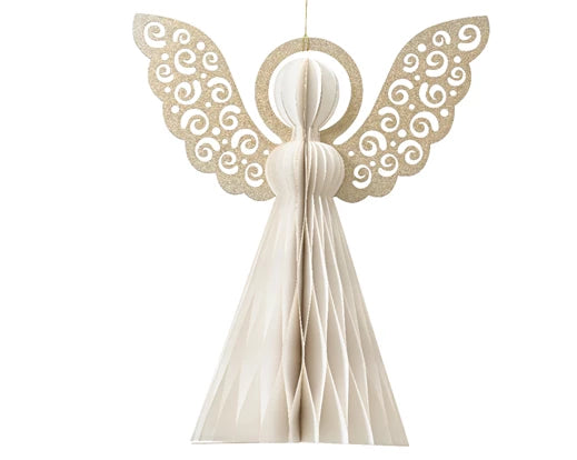 Large Paper Angel Ornament