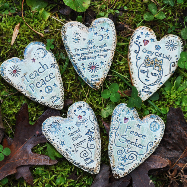 Shining Star Pottery Ornament