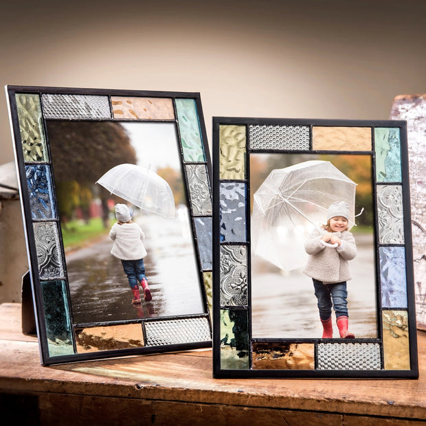 Colorful Stained Glass Photo Frame