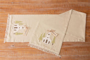 Church Rustic Applique Table Runner