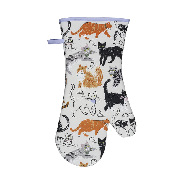 Feline Friends Gauntlet Oven Glove - One Size