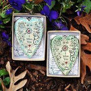 I Miss You Pottery Ornament