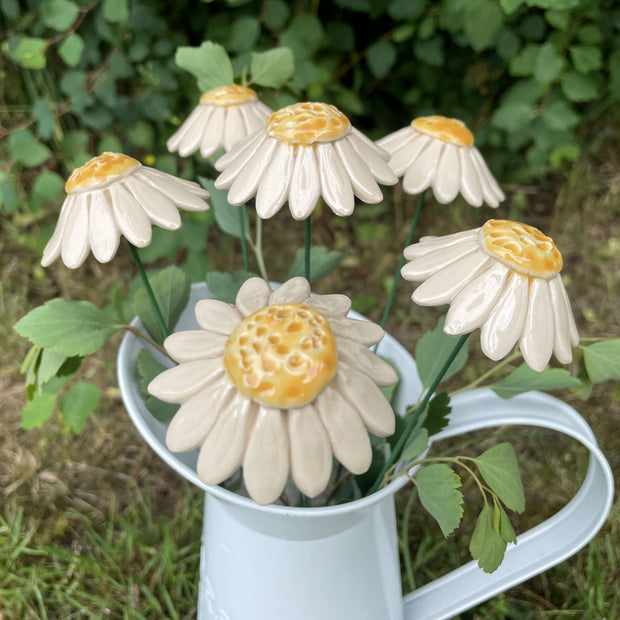 Ceramic Daisy on Stem