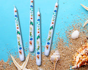 Coastal Sea Life Taper Candle