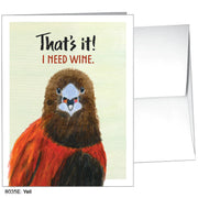 Yell Greeting Card
