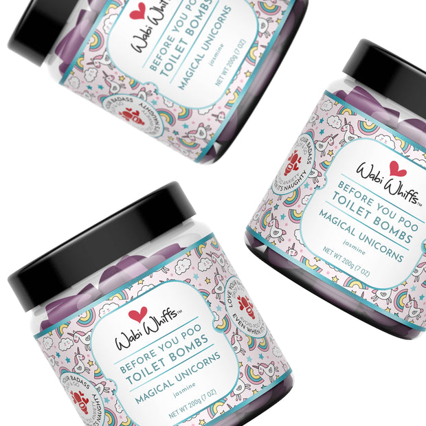 Magical Unicorns Fizzing Toilet Love Bombs 200g