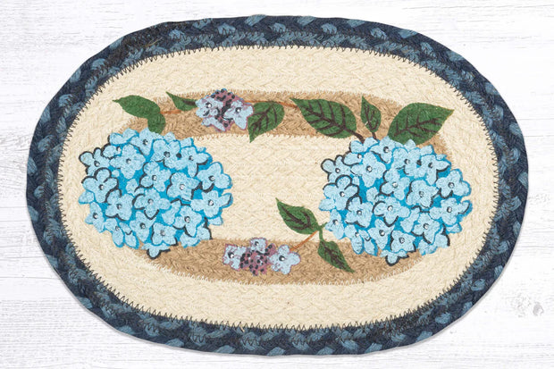 Blue Hydrangea Printed Swatch