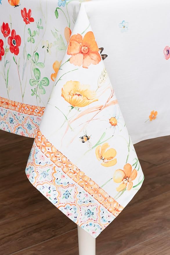 54" Square Tablecloth - Summer Whisper