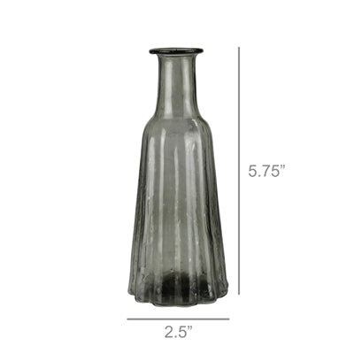 Smoke Glass Puget Vase Collection