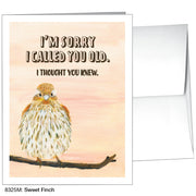 Sweet Finch Greeting Card