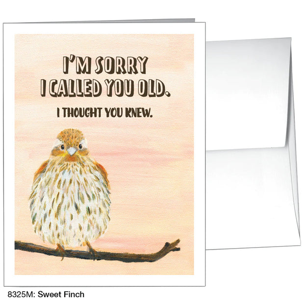 Sweet Finch Greeting Card