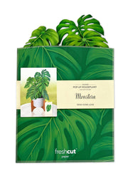 Monstera Plant Pop-Up Card