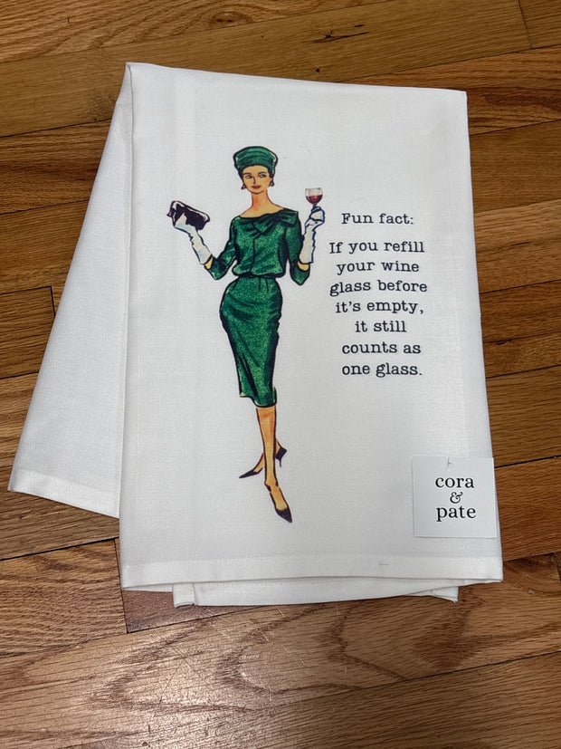 Fun Fact Flour Sack Towel