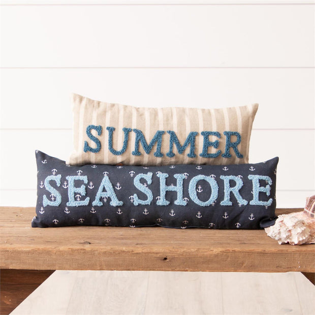 Summer Sea Shore Pillow