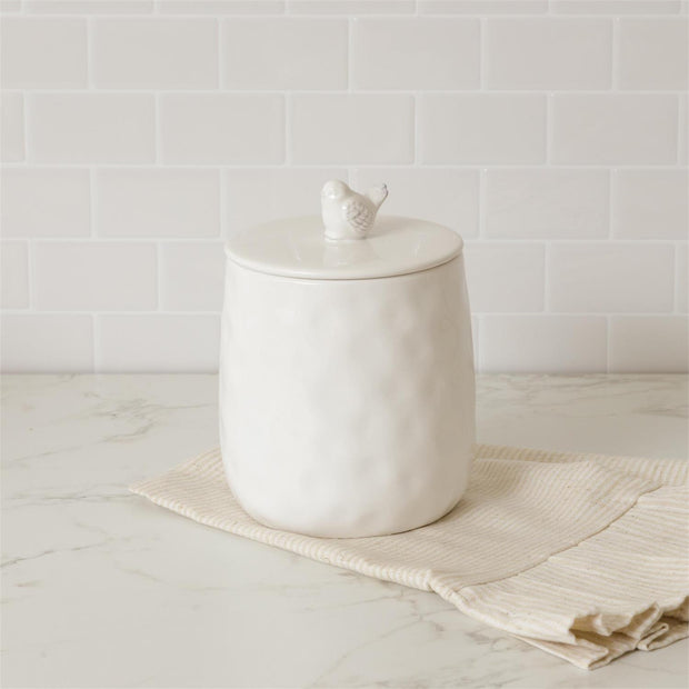 Ceramic Bird Canisters, 2 Sizes