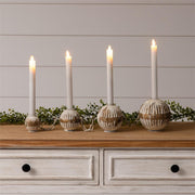 Distressed Ball & Chain Candle Holder