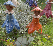Hanging Colorful Flower Fairy on Stem