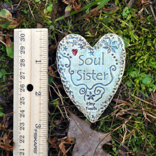 Hippie at Heart Pottery Ornament