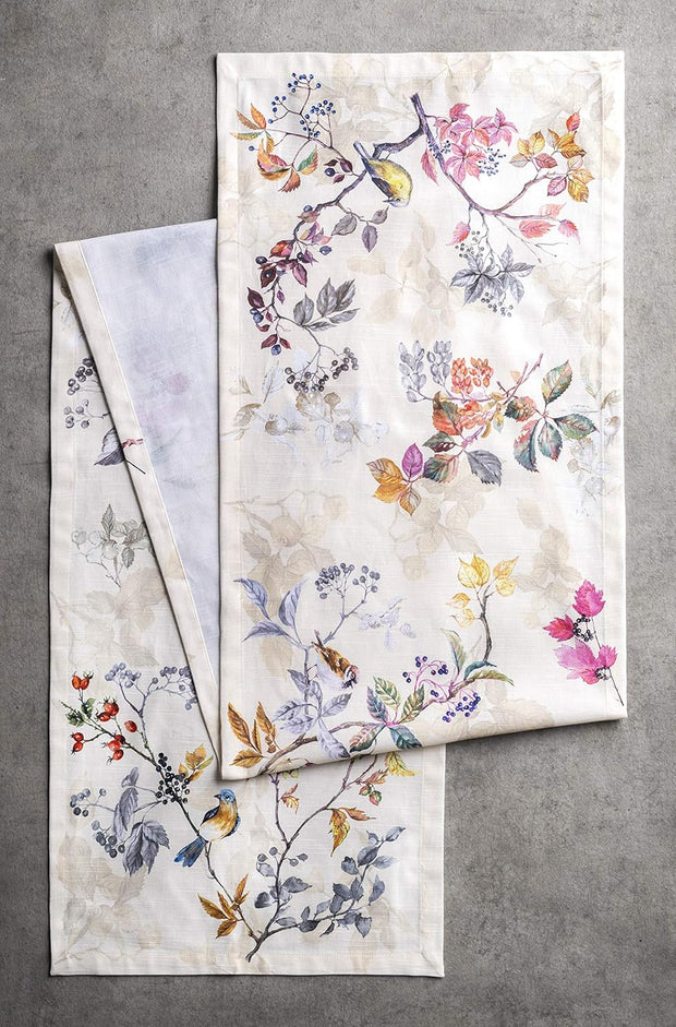 72" Table Runner - Equinoxe - Beige