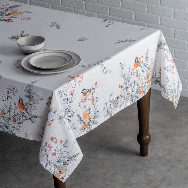 54" Square Tablecloth - Whitish Shabby Chique