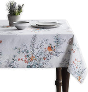 54" Square Tablecloth - Whitish Shabby Chique