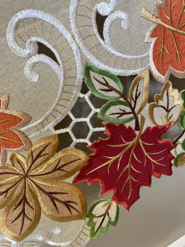 16” x 72 Fall Leaves Table Runner