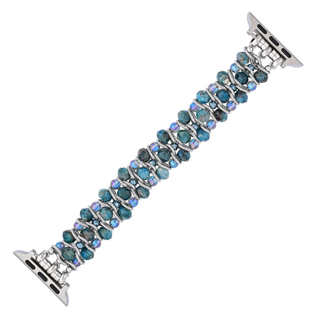 Apatite Azure Braided Apple Watch Band