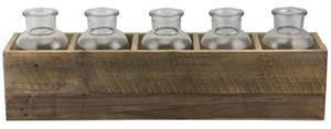 Wood Bottle Tray