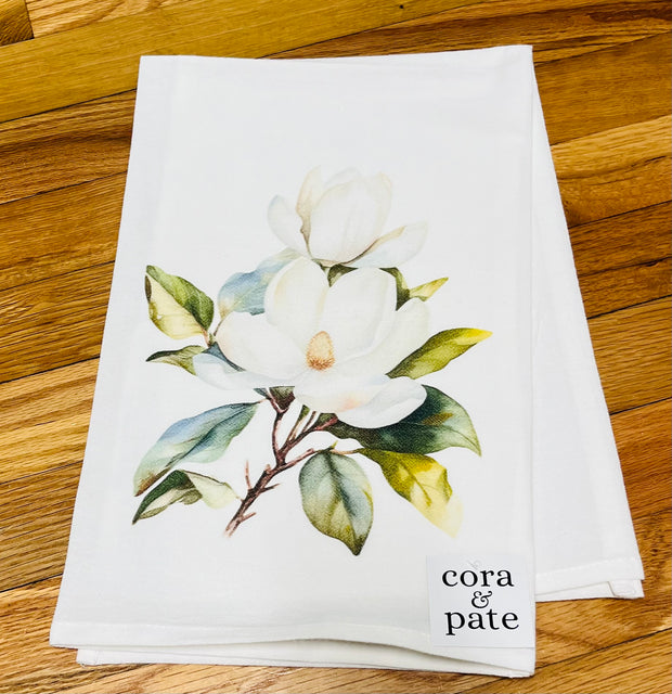 Magnolia Branch Flour Sack Towel