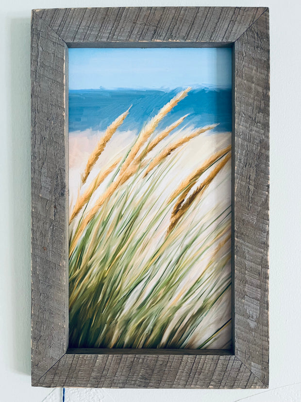 Beach Grass Vertical Wall Art, 16" x 10"