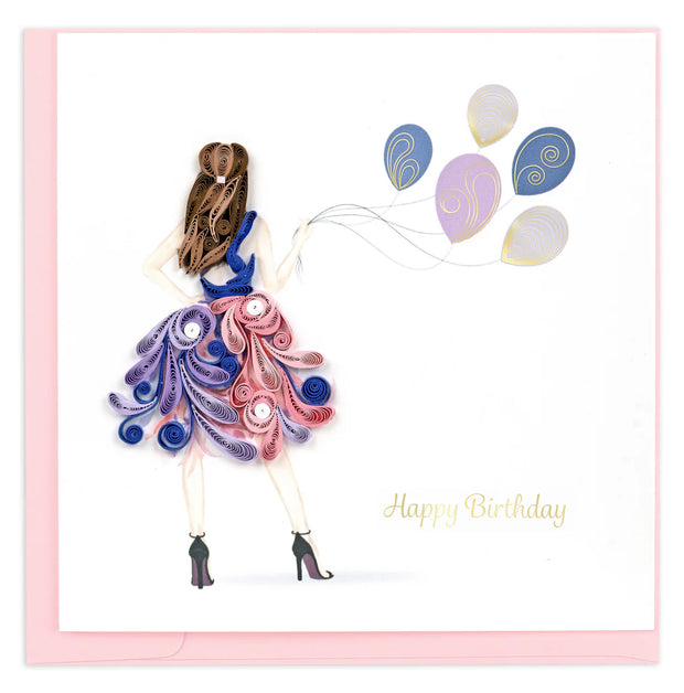 Birthday Girl Quilling Card